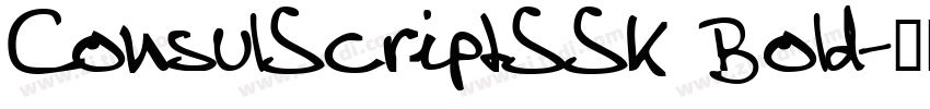 ConsulScriptSSK Bold字体转换 ConsulScriptSSK Bold字体转换